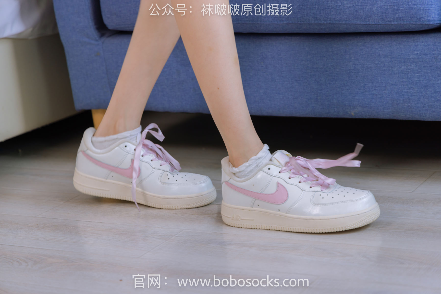 BoBoSocks袜啵啵 No.147 稚予-空军一号板鞋、白棉袜、体操服